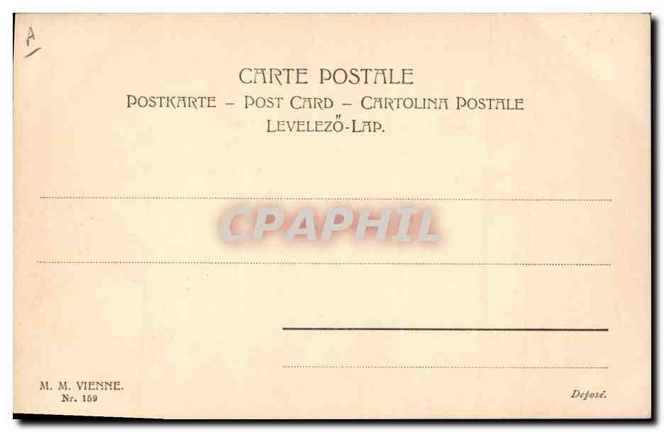 CPA Fantaisie Illustrateur Femme Enfant Champagne — Rückseite