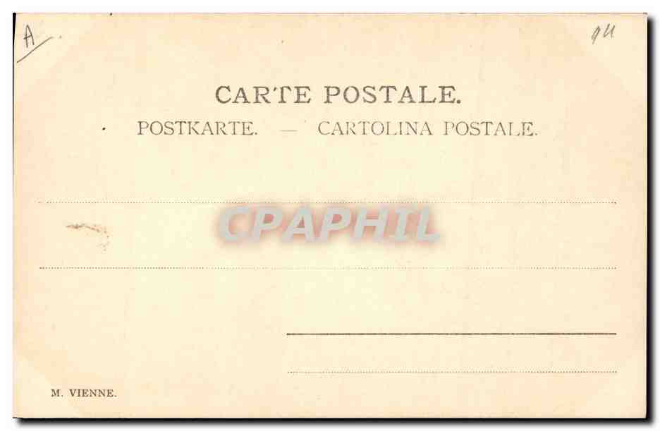 CPA Fantaisie Illustrateur Femme Flute — Verso