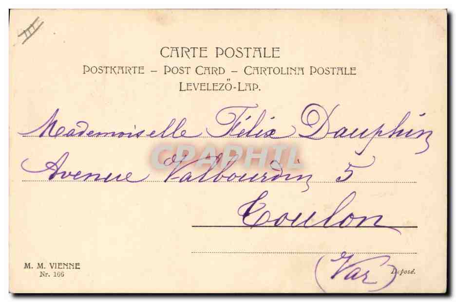 CPA Fantaisie Illustrateur Femme — Verso