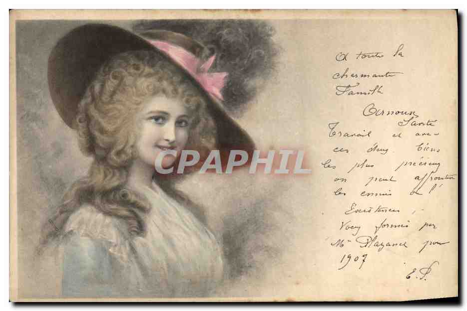 CPA Fantaisie Illustrateur Femme