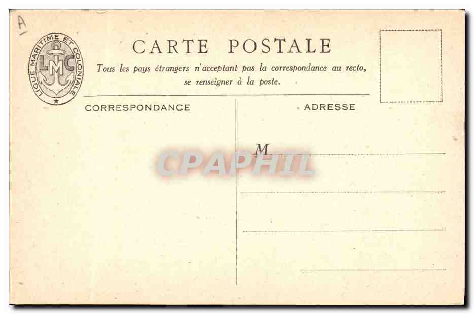 CPA Fantaisie Illustrateur Haffner Bateau Sur le Congo  — Rückseite