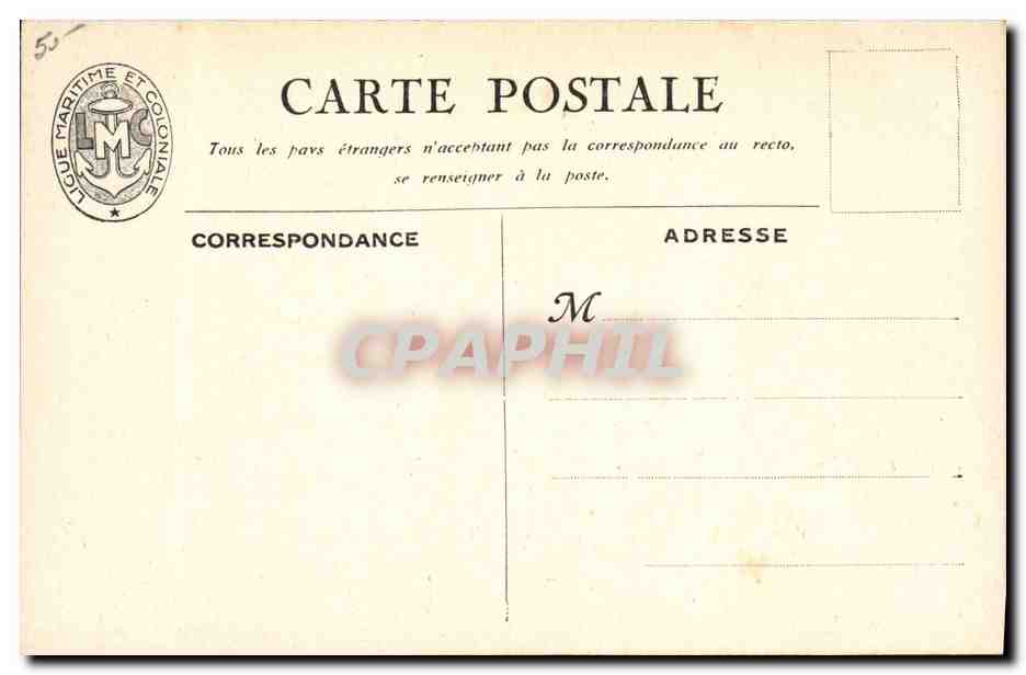 CPA Fantaisie Illustrateur Haffner Bateau Le croiseur Foch  — Rückseite