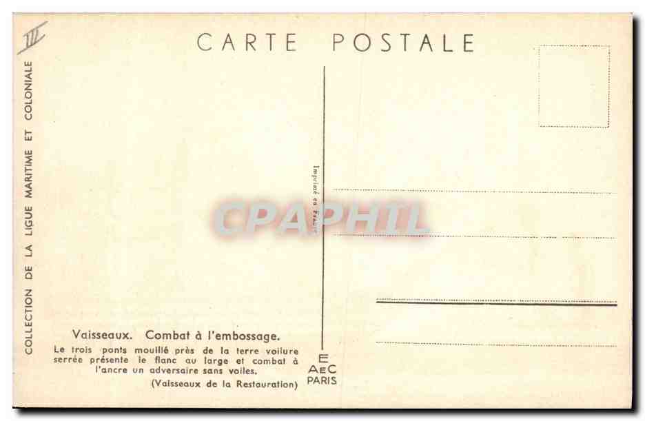 CPA Fantaisie Illustrateur Haffner Bateau Vaisseaux Combat a l'embossage  — Rückseite