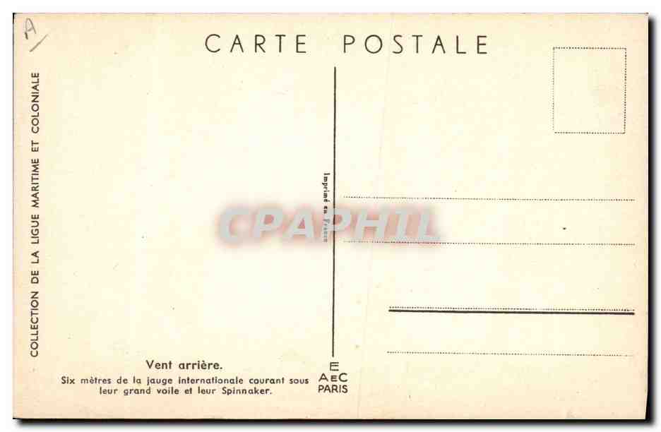 CPA Fantaisie Illustrateur Haffner Bateau Vent arriere  — Rückseite