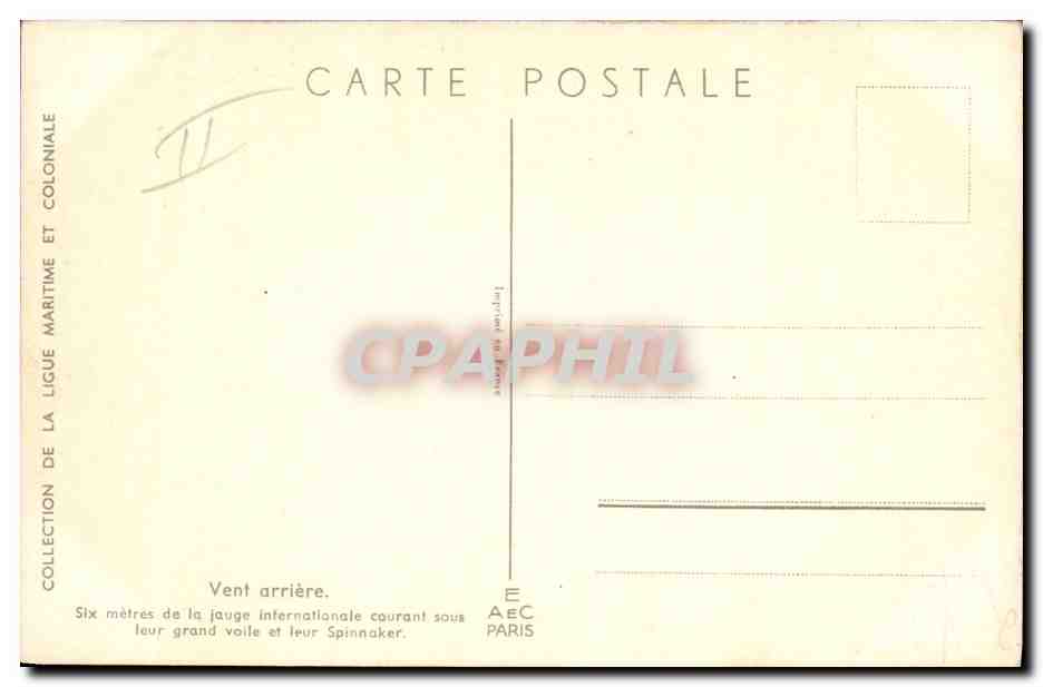 CPA Fantaisie Illustrateur Haffner Bateau Vent arriere  — Rückseite
