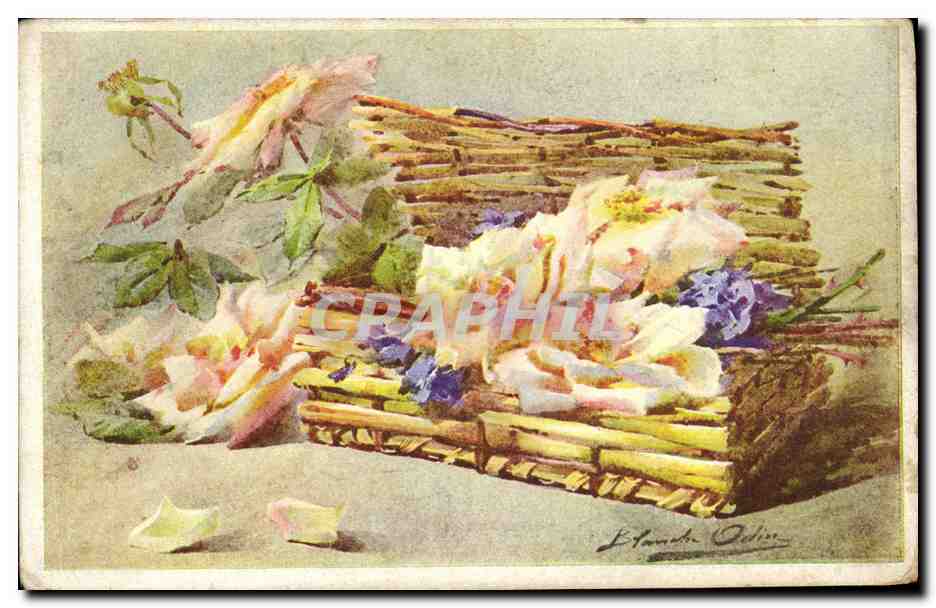 CPA Fantaisie Fleurs 