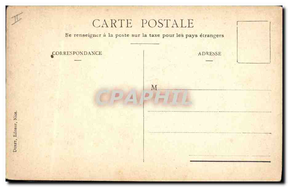 CPA Fantaisie Fleurs  — Rückseite