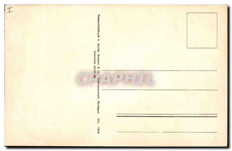 CPA Fantaisie Fleurs  — Rückseite