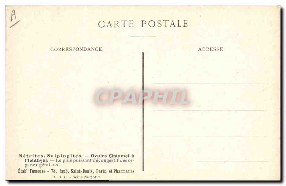 Mélampyre des Prés — Planche n°6 — Édition des Établissements Fumouze — Reverso
