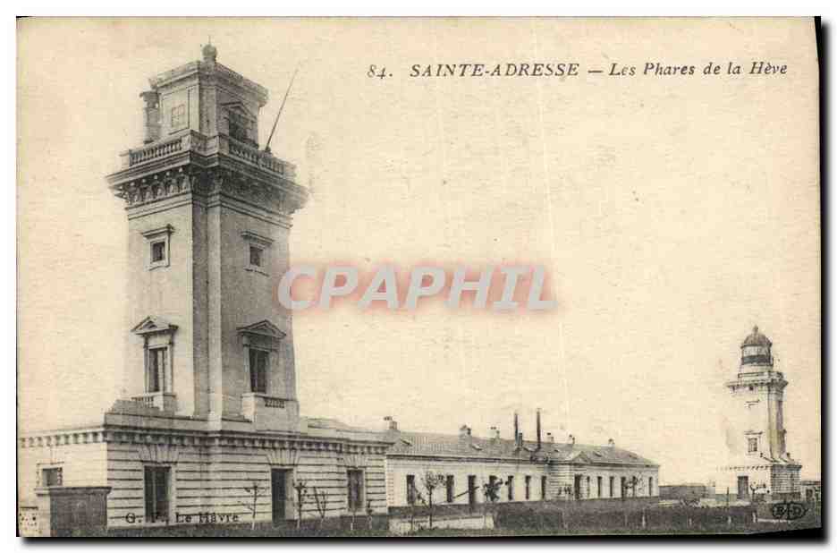 CPA Phare Sainte Adresse Les phares de la Heve 