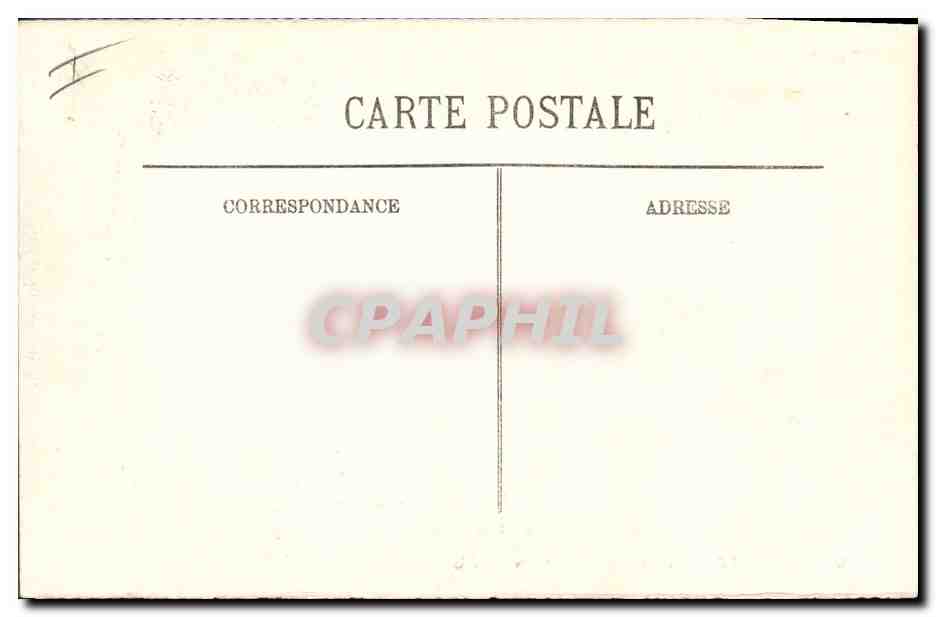 CPA Biaritz Le Phare par gros temps  — Rückseite