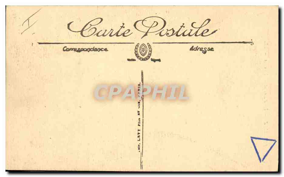 CPA Phare et les falaises Biarritz  — Rückseite