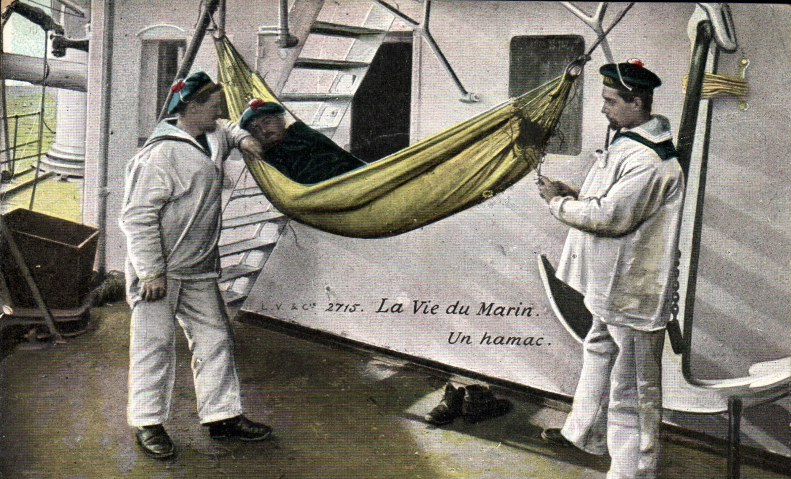 A Hammock — The Life of the Sailor — L.V. & C° 2715
