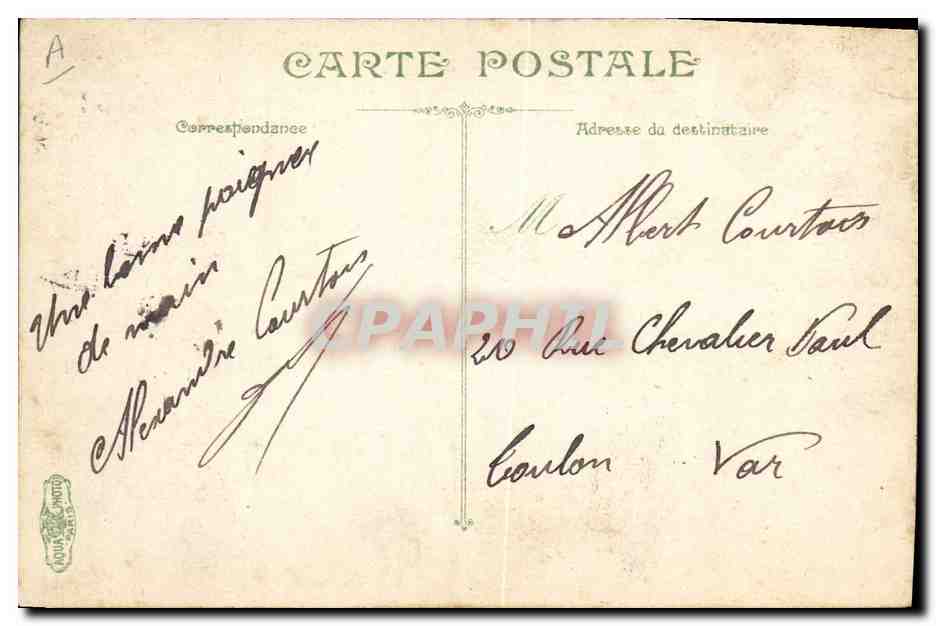 CPA Militaria La vie du Marin Le maitre Coq  — Verso