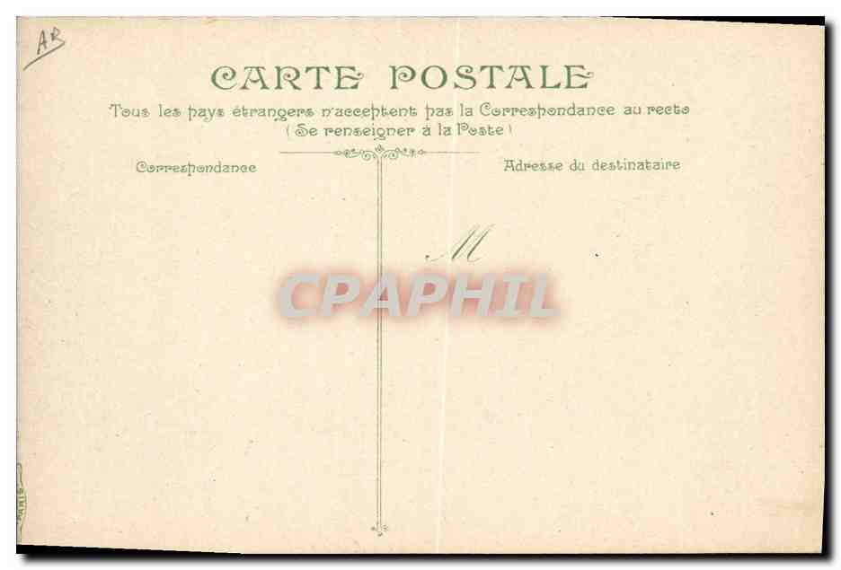Exercice d'embarcation — La Vie du Marin — série 2674 — Verso