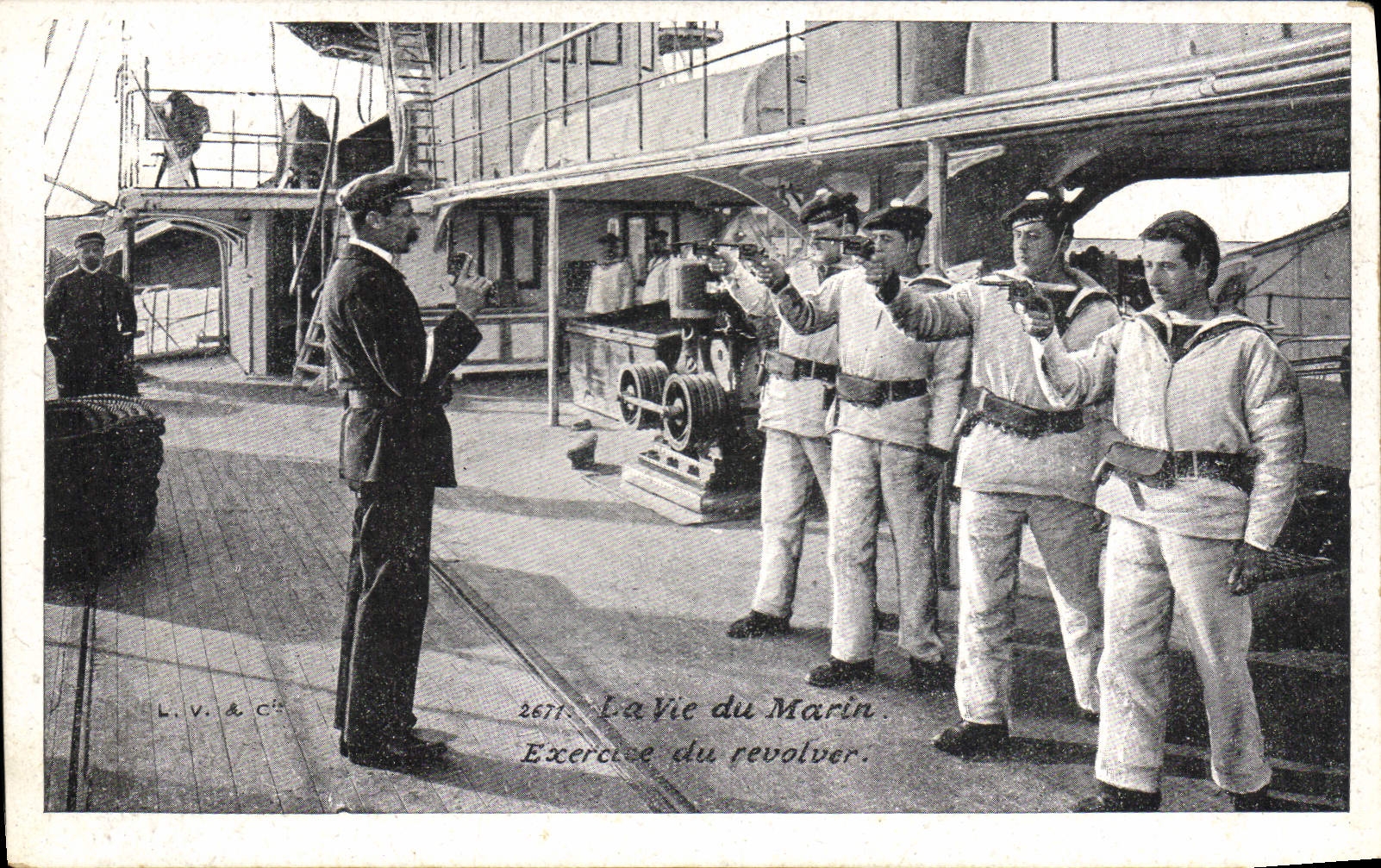 Revolver Exercise — The Life of the Sailor — L.V. & C° n°2671