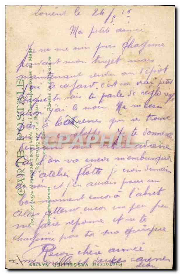 Five Happy Sailors — Seamen — Life of the Sailor, n° 2686 — Back
