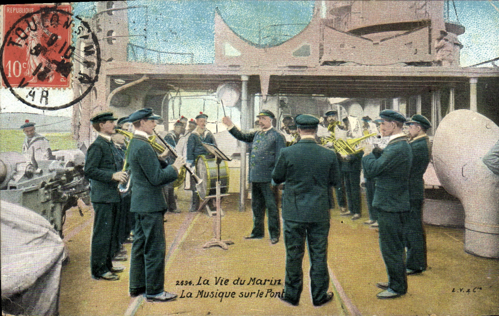 La Vie du Marin — La Musique sur le Pont — L.V. & C°
