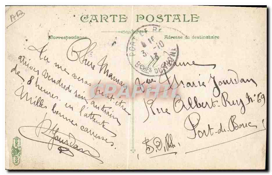 La Vie du Marin — La Musique sur le Pont — L.V. & C° — Verso
