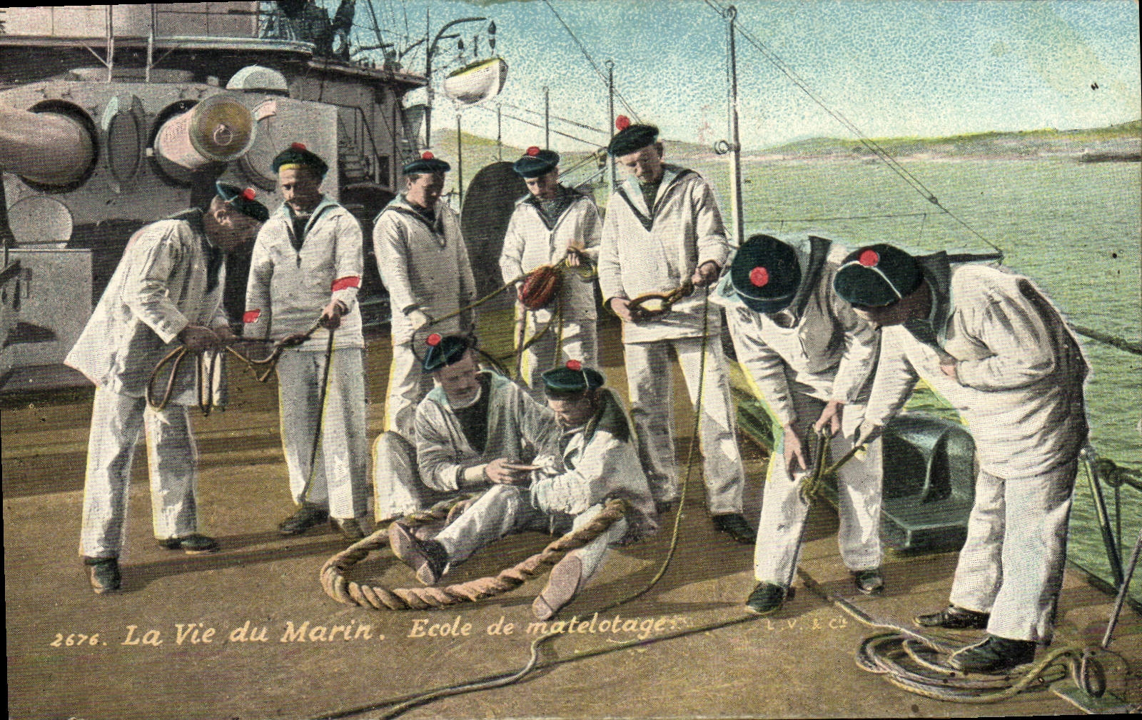 École de matelotage — La Vie du Marin — L.V.L.C.S. n°2676