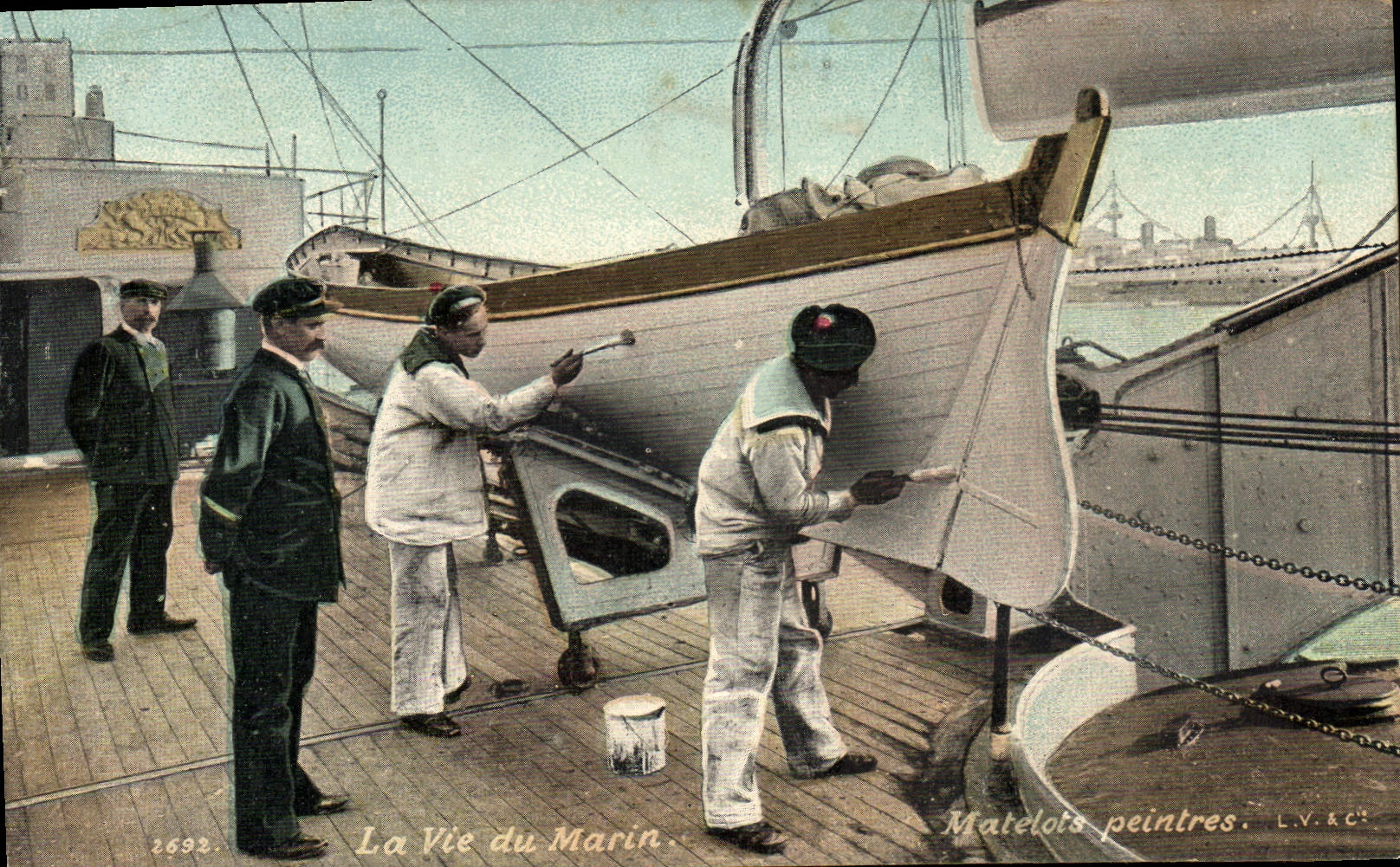 Painting Sailors — Life of the Sailor — L.V.R.C. — No. 2692