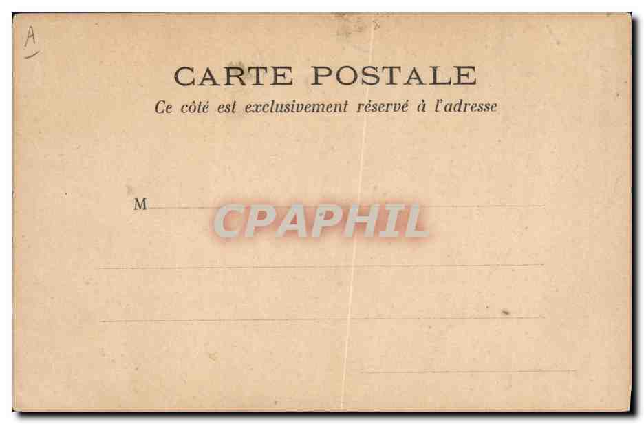 CPA Drapeau Femme France — Rückseite