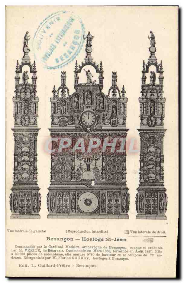 CPA Horloge St Jean Beauvais