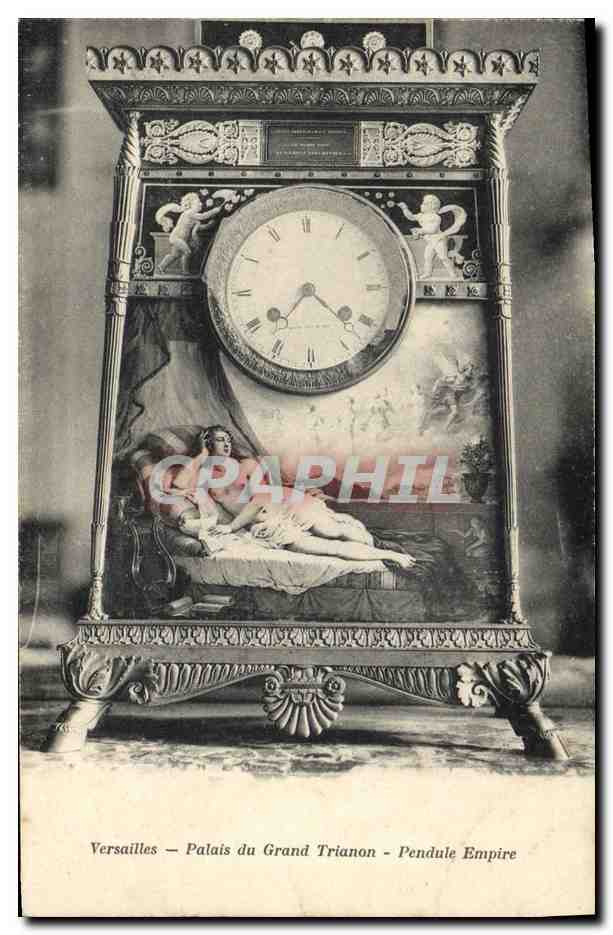 CPA Horloge Versailles Palais du Grand Trianon Pendule Empire