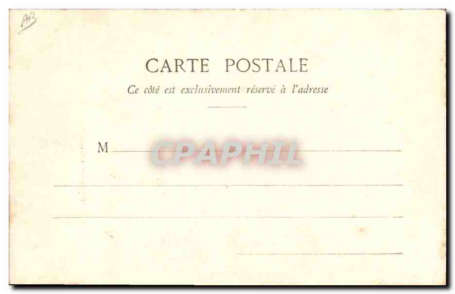 CPA Folklore Paysanne Creusoise — Verso
