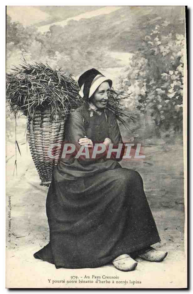 CPA Folklore Au Pays Creusois
