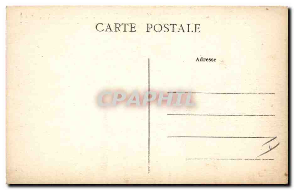 CPA Folklore Limousin — Verso