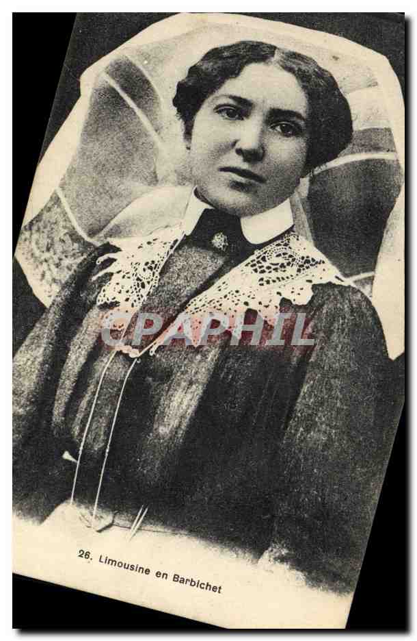 CPA Folklore Limousine en Barbichet