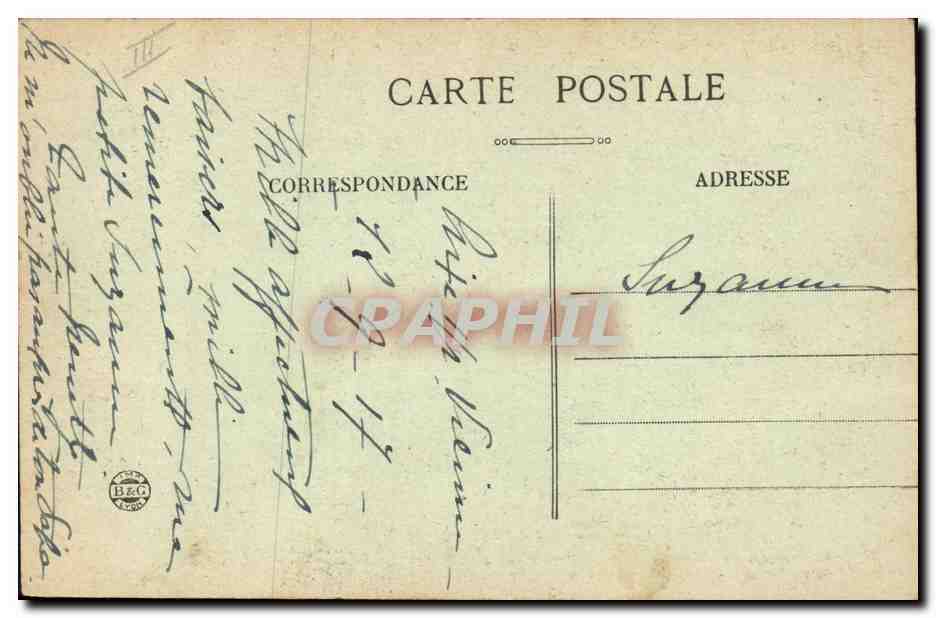 CPA Folklore Limousin Limousines gardant leurs vaches  — Verso