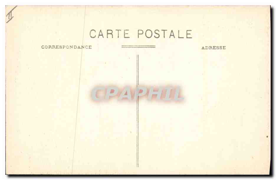 CPA Folklore Limousine en Barbichet — Verso