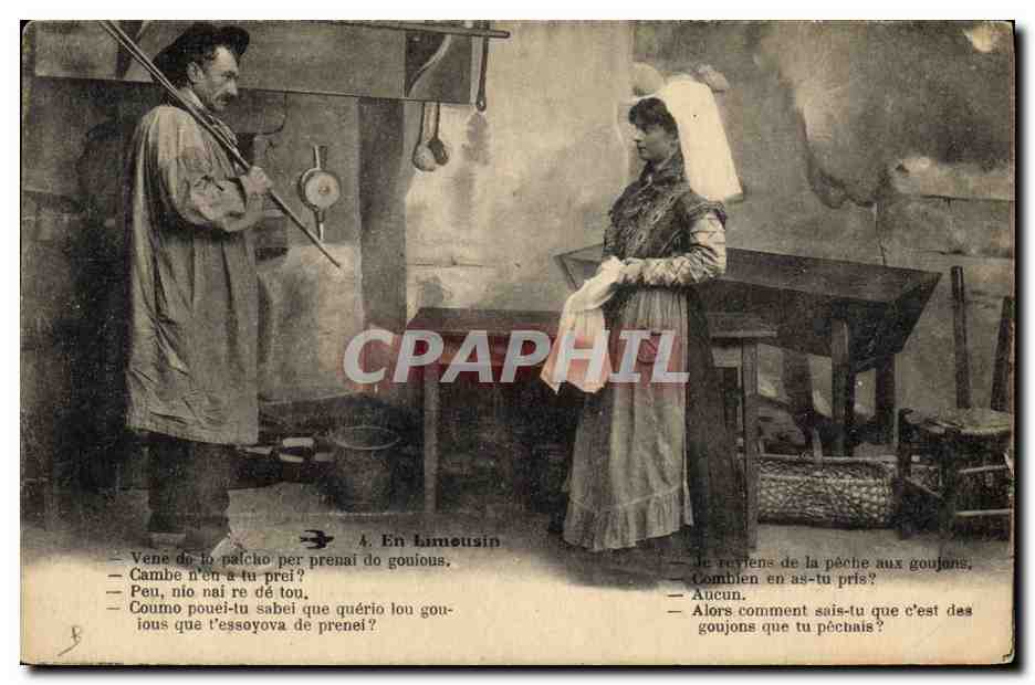 CPA Folklore Limousin