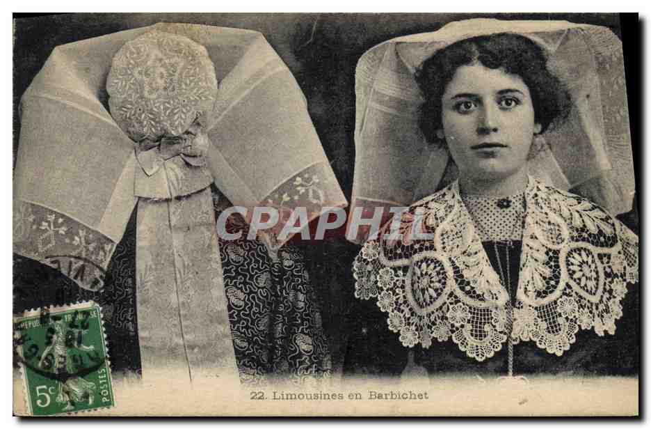 CPA Folklore Limousines en Barbichet