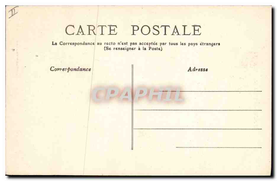 CPA Folklore Limousin Bebe Barbichet — Verso