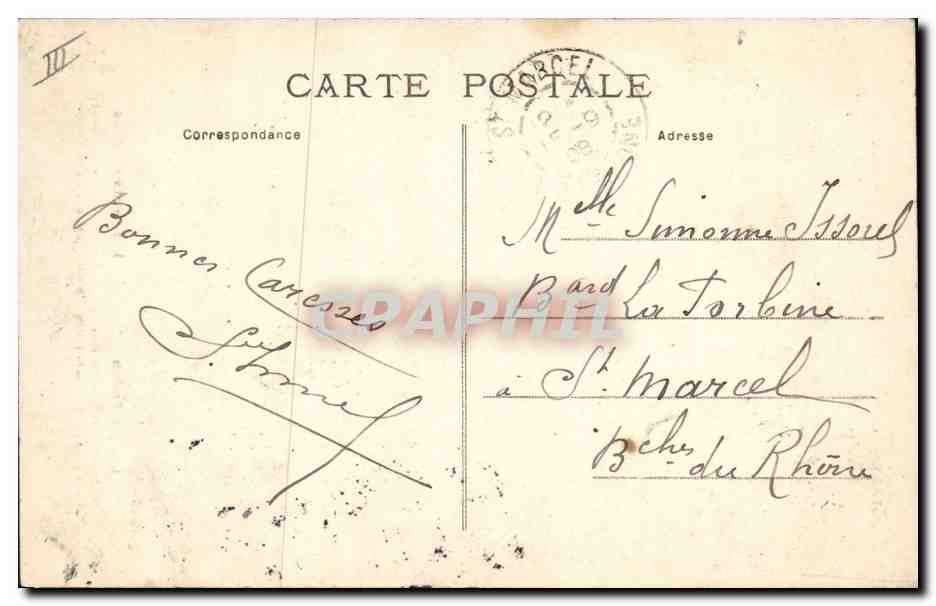CPA Folklore Les petits paysans Enfants — Verso
