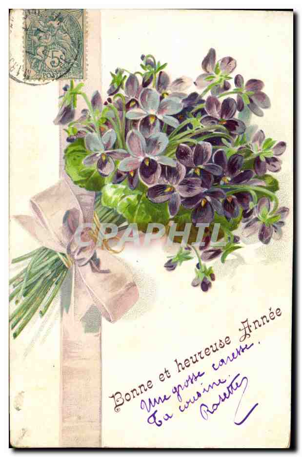 CPA Fantaisie Fleurs 