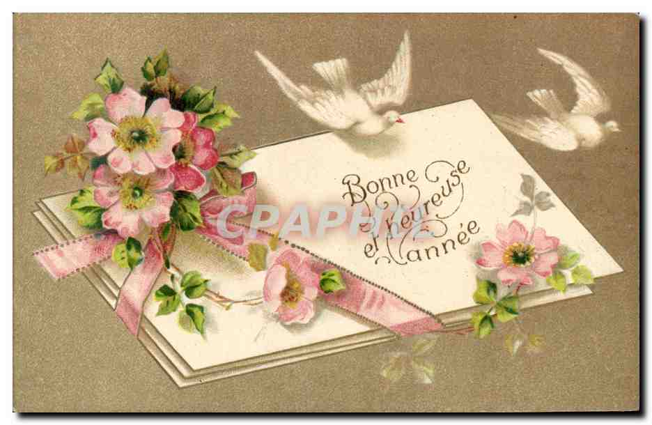 CPA Fantaisie Fleurs Colombes