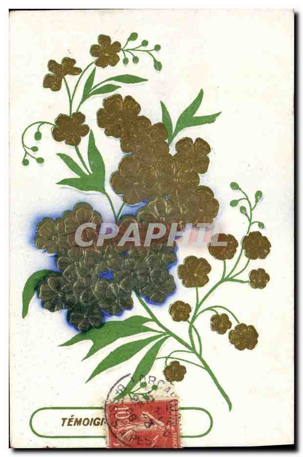 CPA Fantaisie Fleurs 