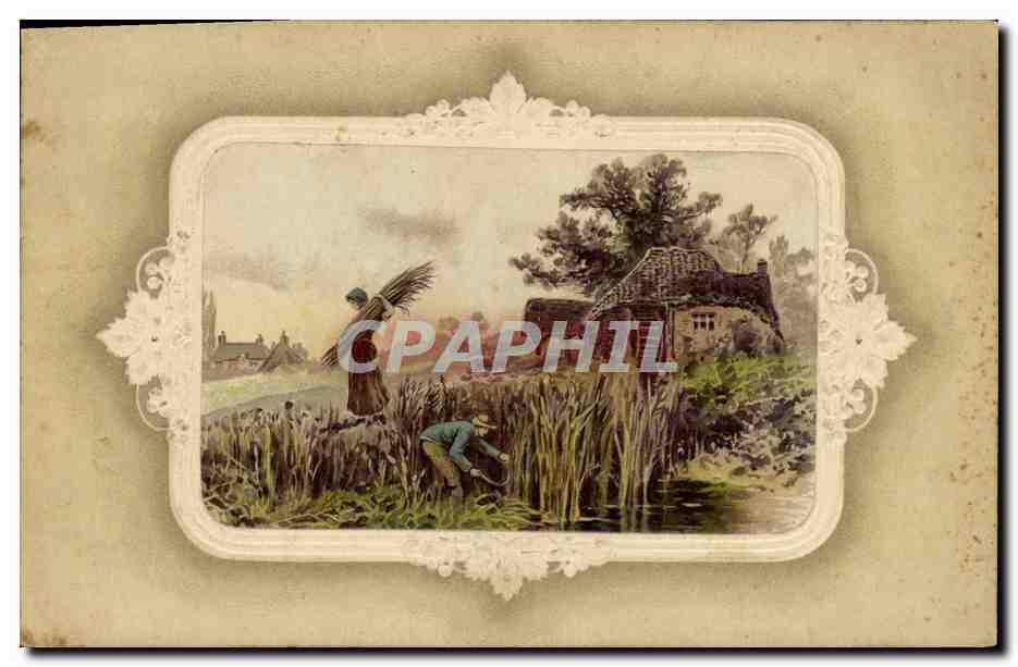 CPA Fantaisie Moulin a eau 