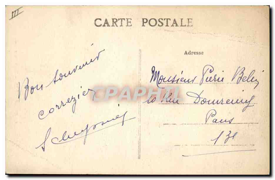 EN CORRÈZE — Deux vieux Amis — Éditeur : III — Verso