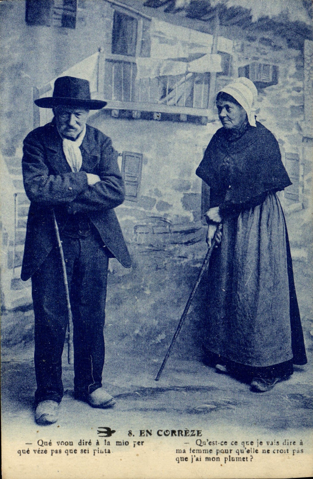 CPA Folklore En Correze