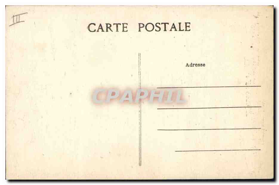 CPA Folklore En Correze — Verso