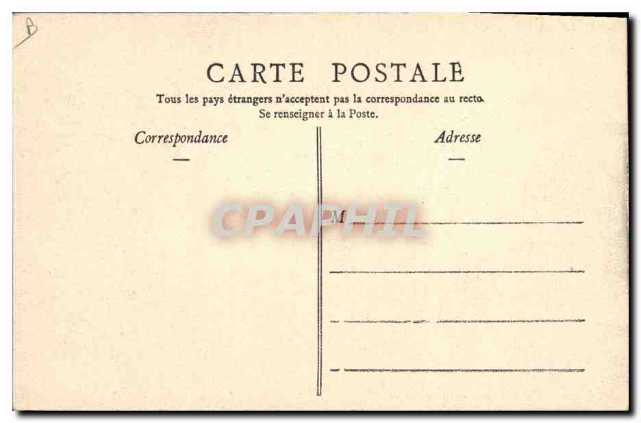 Moët & Chandon — Mise en Bouteilles — Phot. Em. Choque, Imp. Epernay (Réposé) — Achterkant