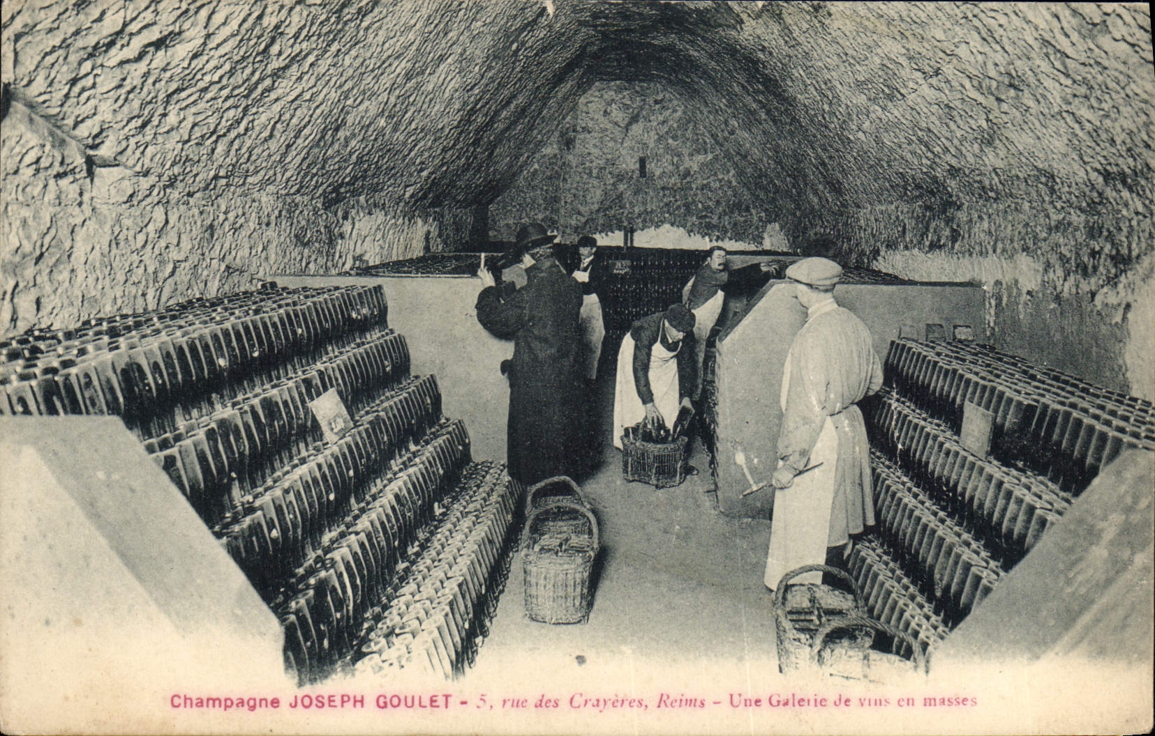 Champagne JOSEPH GOULET - 5, rue des Crayères, Reims - Une Gâterie de vins en masses