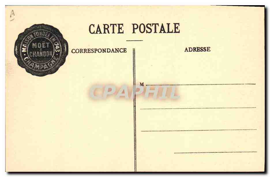 Moët et Chandon — Remuage — Fot. Em. Choque, Imp.-Edit., Epernay — Reverso