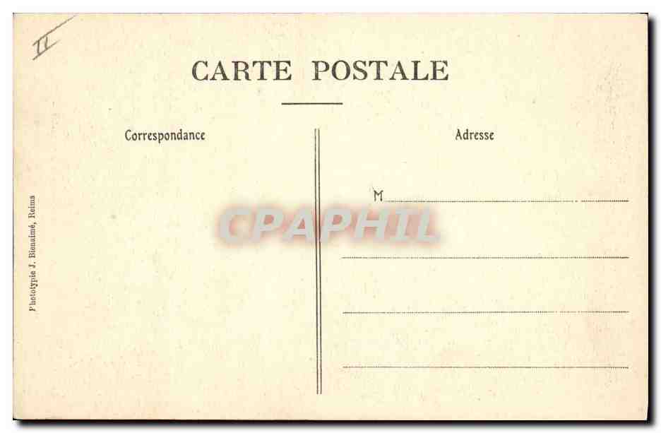 CPA Folklore Vigne Vin Vendanges Champagne Caves Ruinart Pere & Fils Rue des Crayeres Reims Un coin des Crayeres Bouteilles sur pupitres — Rückseite