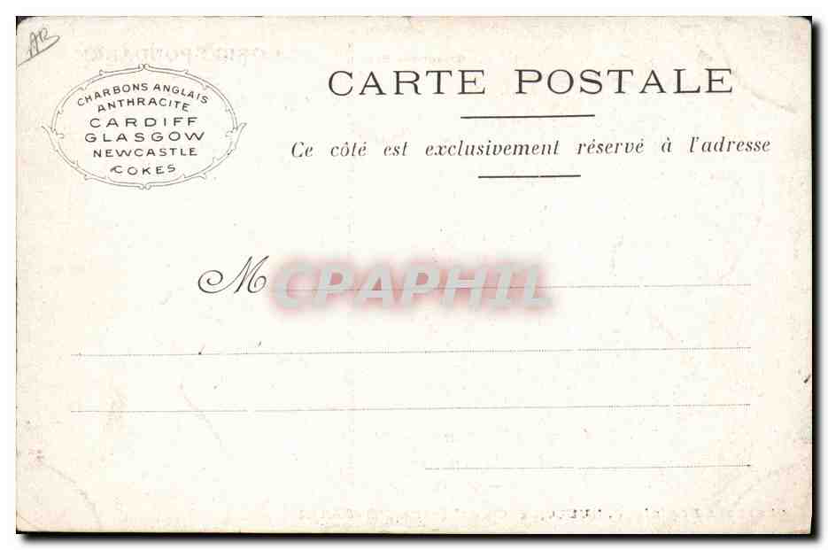 CPA Publicite Comme il chauffe le charbon de Hudson Quai Louis XVIII Bordeaux Enfants — Rückseite